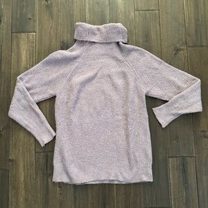 Becaal Light Purple Lavender Cozy Turtleneck Winter Sweater S